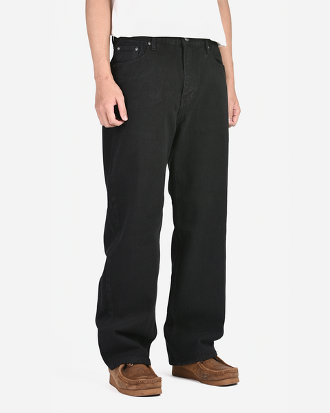 Warning Clothing - Denimes 1.440 Prewashed Non Stretch Loose Fit Straight Jeans Black