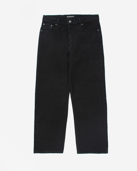 Warning Clothing - Denimes 1.440 Prewashed Non Stretch Loose Fit Straight Jeans Black