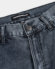 Warning Clothing - Denimes 1.441 Prewashed Non Stretch Loose Fit Straight Jeans Pria Dark Blue