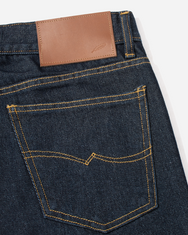 Warning Clothing - Denimes 1.442 Prewashed Non Stretch Loose Fit Straight Jeans Dark Blue