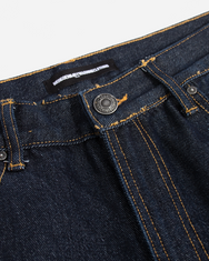 Warning Clothing - Denimes 1.442 Prewashed Non Stretch Loose Fit Straight Jeans Dark Blue