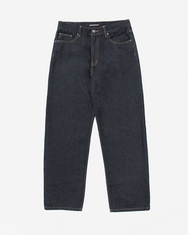 Warning Clothing - Denimes 1.442 Prewashed Non Stretch Loose Fit Straight Jeans Dark Blue