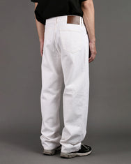 Warning Clothing - Denimes 1.445 Prewashed Non Stretch Loose Fit Straight Jeans Pria Putih