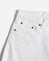Warning Clothing - Denimes 1.445 Prewashed Non Stretch Loose Fit Straight Jeans Pria Putih