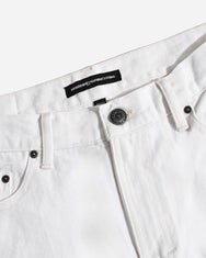 Warning Clothing - Denimes 1.445 Prewashed Non Stretch Loose Fit Straight Jeans Pria Putih