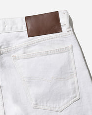 Warning Clothing - Denimes 1.445 Prewashed Non Stretch Loose Fit Straight Jeans Pria Putih