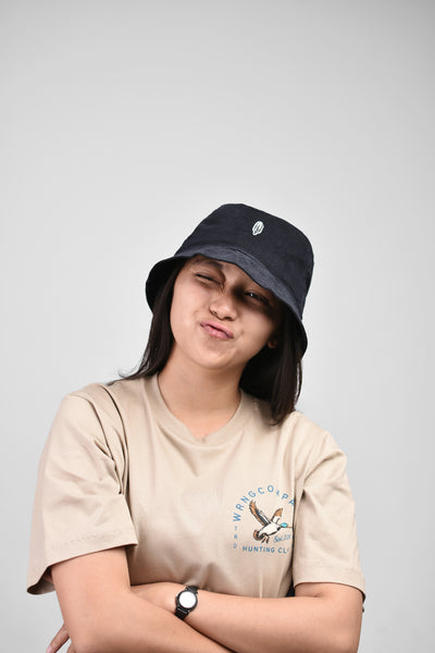 Warning Clothing - Funf Bucket Hat Corduroy | Blue Black, Army, Cream