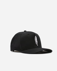 Warning Clothing - Restera Classic Snapback Twill Black & Off White