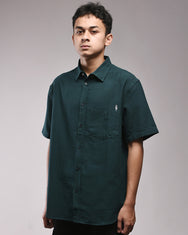 Warning Clothing - Skive Linen Regular Fit Shirt Black, Navy, Green, Grey, Brown, Off White