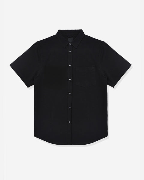 Warning Clothing - Skive Linen Regular Fit Shirt Black, Navy, Green, Grey, Brown, Off White