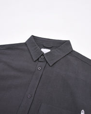 Warning Clothing - Skive Linen Regular Fit Shirt Black, Navy, Green, Grey, Brown, Off White