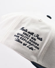 Warning Clothing - Red War Classic Snapback Twill Blue Black & Off White