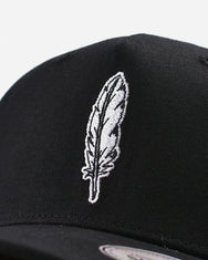 Warning Clothing - Restera Classic Snapback Twill Black & Off White