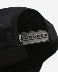 Warning Clothing - Restera Classic Snapback Twill Black & Off White