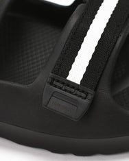 Warning Clothing - Footway Sandals Slip On Rubber Strap Black & Navy