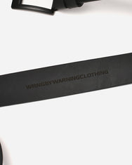 Warning Clothing - Quadrate Faux Leather Belt | Black, Dark Brown, Tan