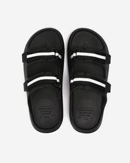 Warning Clothing - Footway Sandals Slip On Rubber Strap Black & Navy