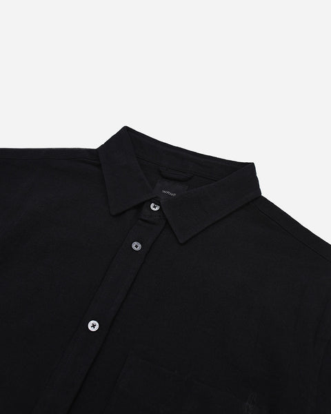 Warning Clothing - Skive Linen Regular Fit Shirt Black, Navy, Green, Grey, Brown, Off White