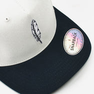 Warning Clothing - Restera Classic Snapback Twill Black & Off White