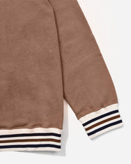Warning Clothing - Dunn Striped Basic Crewneck Sweater Black, Navy, Mocca, Steel Blue