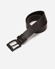 Warning Clothing - Quadrate Faux Leather Belt | Black, Dark Brown, Tan