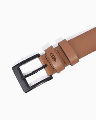 Warning Clothing - Quadrate Faux Leather Belt | Black, Dark Brown, Tan