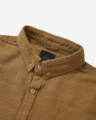 Warning Clothing - Fund Linen Regular Slim Fit Shirt | Black, Saphire, Hazel, Jade, Maize, Off White