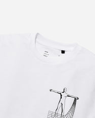 Warning Clothing - The Cosmic Long Sleeve Graphic 24s Black & White