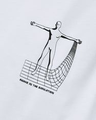 Warning Clothing - The Cosmic Long Sleeve Graphic 24s Black & White