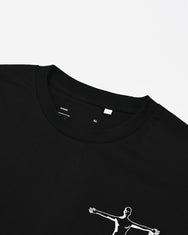 Warning Clothing - The Cosmic Long Sleeve Graphic 24s Black & White