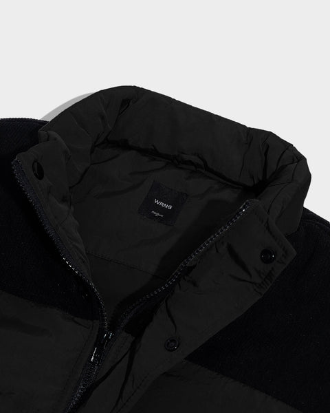 Warning Clothing - Korshavn Vest Jacket Crinkle Corduroy | Black, Olive, Oxford Blue