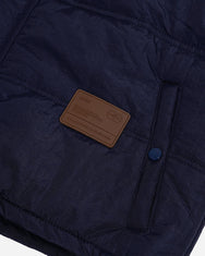 Warning Clothing - Korshavn Vest Jacket Crinkle Corduroy | Black, Olive, Oxford Blue