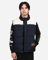 Warning Clothing - Korshavn Vest Jacket Crinkle Corduroy | Black, Olive, Oxford Blue