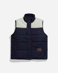 Warning Clothing - Korshavn Vest Jacket Crinkle Corduroy | Black, Olive, Oxford Blue