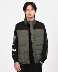 Warning Clothing - Korshavn Vest Jacket Crinkle Corduroy | Black, Olive, Oxford Blue