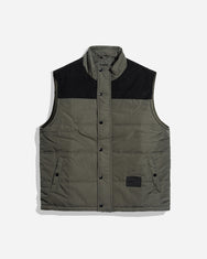 Warning Clothing - Korshavn Vest Jacket Crinkle Corduroy | Black, Olive, Oxford Blue