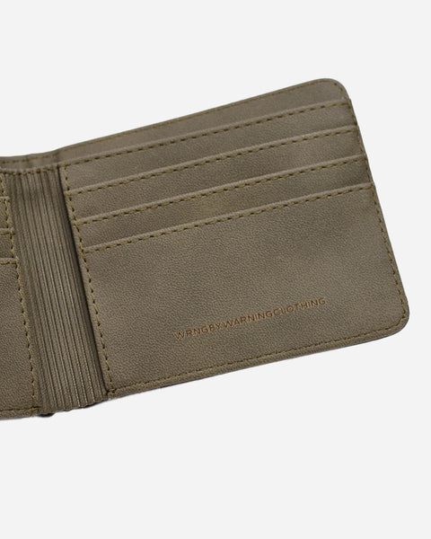 Warning Clothing - Kurota Dompet Lipat Pria Hitam Olive , Hitam Abu | Bilfold Wallet