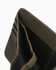 Warning Clothing - Kurota Dompet Lipat Pria Hitam Olive , Hitam Abu | Bilfold Wallet