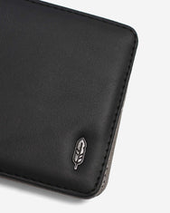Warning Clothing - Kurota Dompet Lipat Pria Hitam Olive , Hitam Abu | Bilfold Wallet