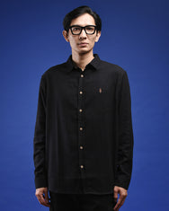 Warning Clothing - Hayate Regular Fit Plain Flannel Shirt