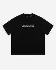 Warning Clothing - Mental Heist Boxy Fit 20s Graphic Tees Black & White