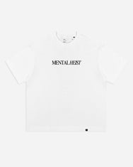 Warning Clothing - Mental Heist Boxy Fit 20s Graphic Tees Black & White