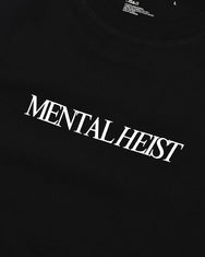 Warning Clothing - Mental Heist Boxy Fit 20s Graphic Tees Black & White