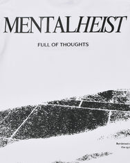 Warning Clothing - Mental Heist Boxy Fit 20s Graphic Tees Black & White