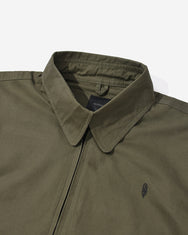 Warning Clothing - Nord Haven Boxy Twill Worker Jacket Army & Mocca