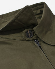 Warning Clothing - Nord Haven Boxy Twill Worker Jacket Army & Mocca