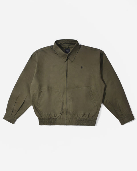 Warning Clothing - Nord Haven Boxy Twill Worker Jacket Army & Mocca