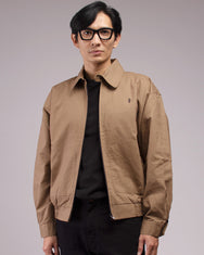 Warning Clothing - Nord Haven Boxy Twill Worker Jacket Army & Mocca