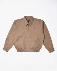 Warning Clothing - Nord Haven Boxy Twill Worker Jacket Army & Mocca