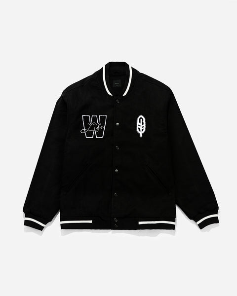 Warning Remarkable Life Varsity Jacket